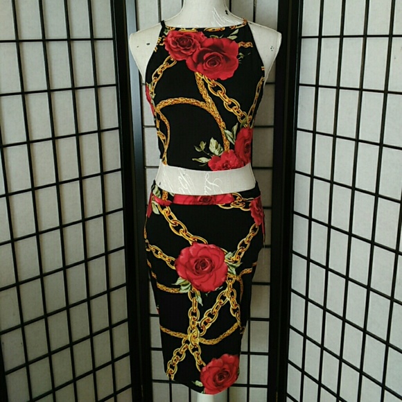 Velvety Soft Stretch Skirt Set Career-to-Night - Picture 2 of 6